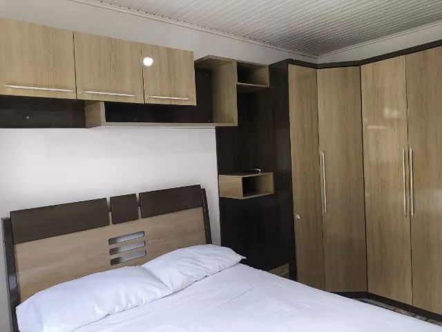 Guarda-roupa Modulado de Canto Com Cama e Colchão  - Foto 2
