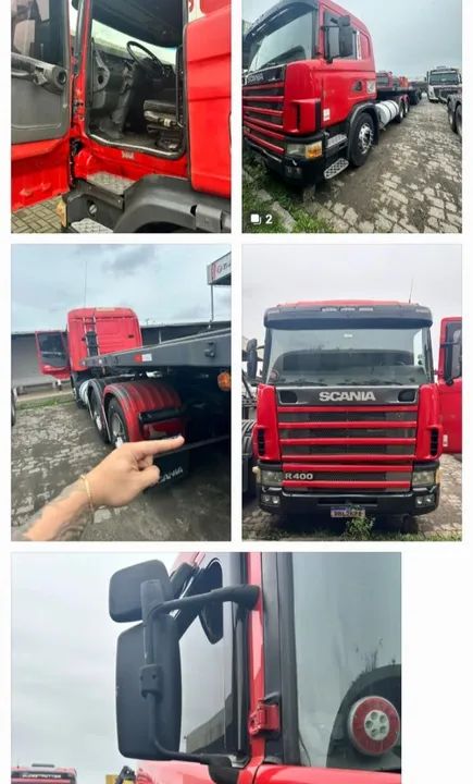 Scania R400 A 05/05, trucado, feito bronzinamento,retífica cabeçotes, radiadores novos - Foto 4