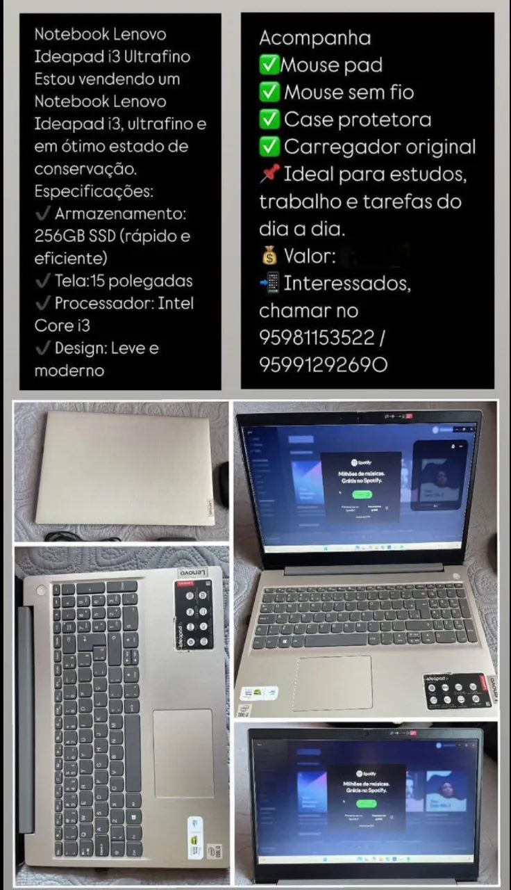 Notebook Lenovo 