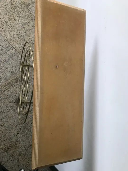 Rack de Vinho em Metal Dourado - Foto 3