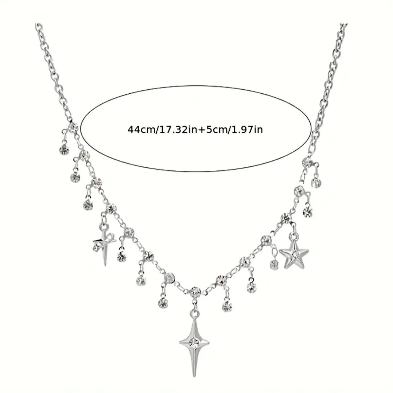 Choker Estrela e Strass Coleção Glamour - Foto 3