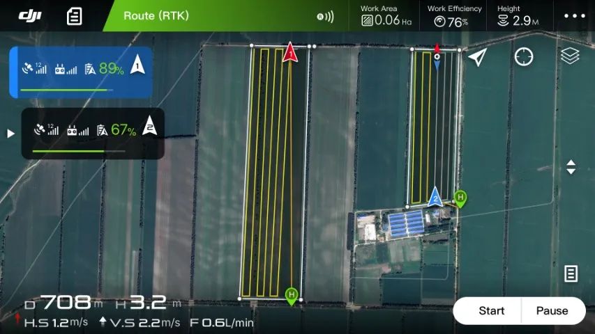 Drone DJI Agras MG-1S Octocóptero (8 Motores) + Gerador Hyundai + 4 Baterias - Completo - Foto 5