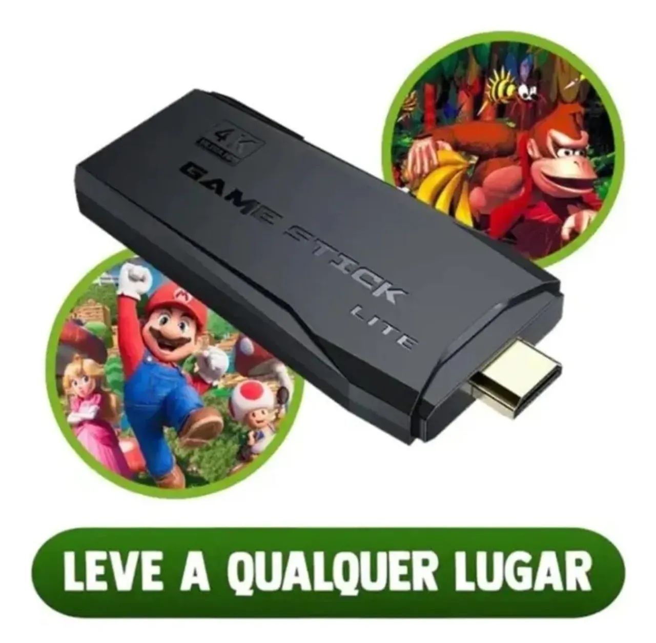 Game stick 4k Lite - NOVO, ENTREGA E  INSTALAÇÃO GRÁTIS  - Foto 2