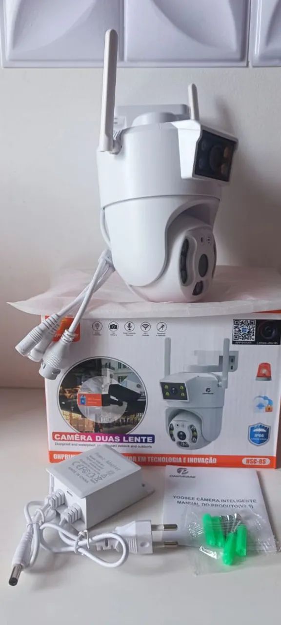 Câmera de Segurança Externa com Duas Lentes e Wi-Fi - Foto 2
