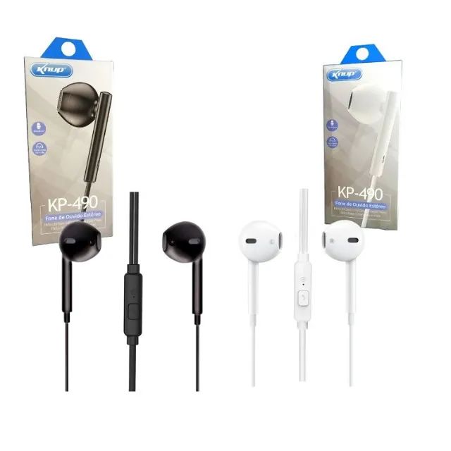 Fone De Ouvido Com Microfone Knup  KP-490 - Foto 2