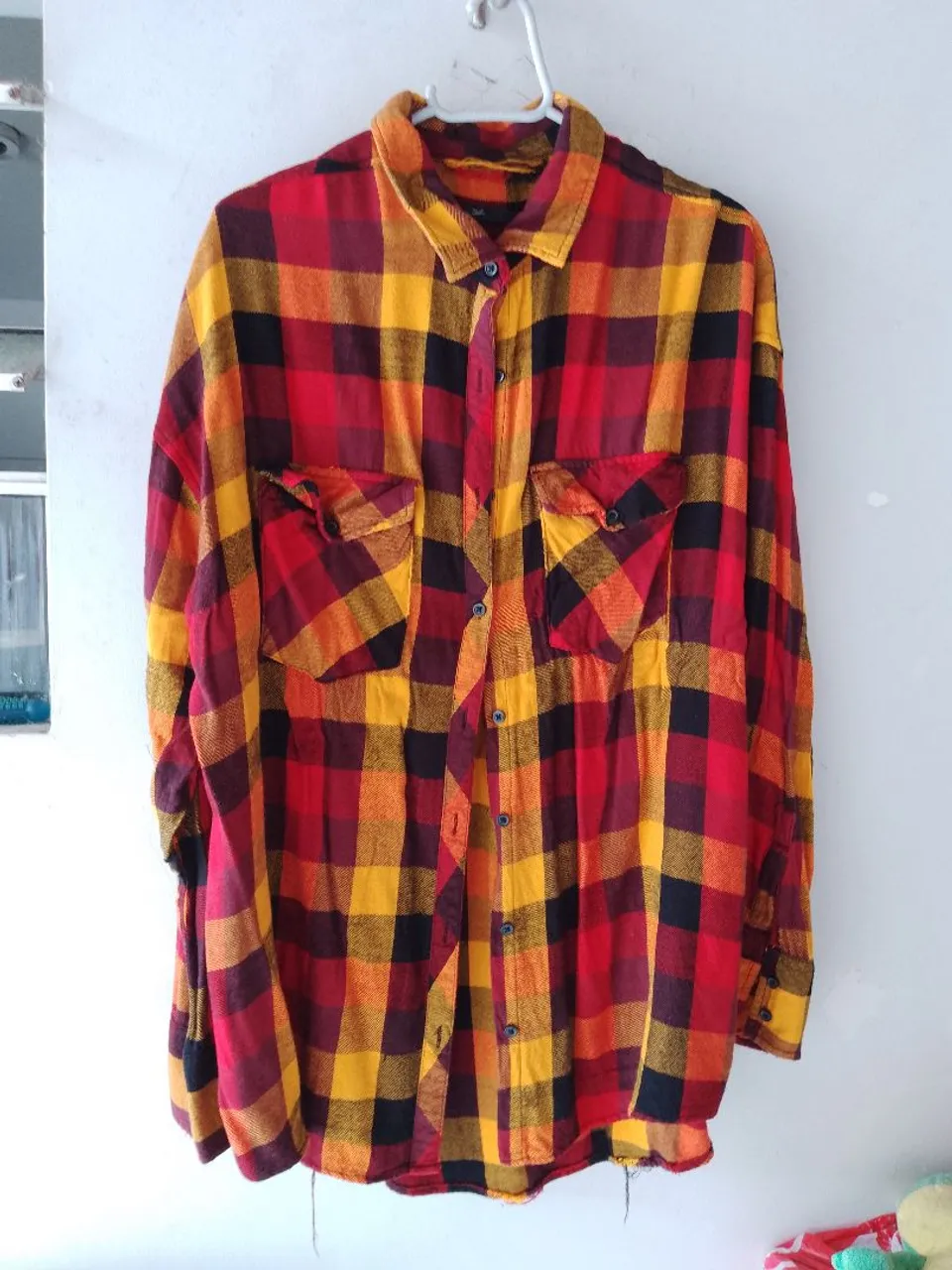 Camisa xadrez flanelada
