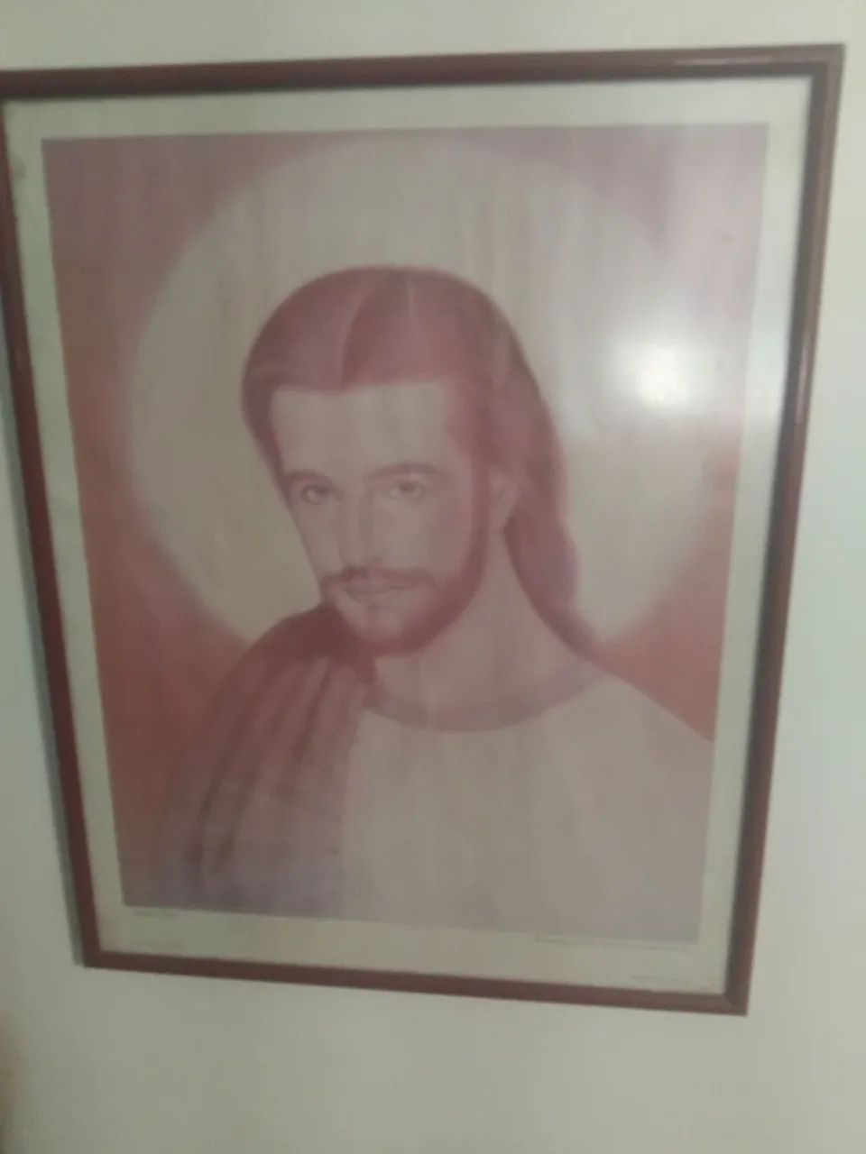Quadro com imagem de Jesus 