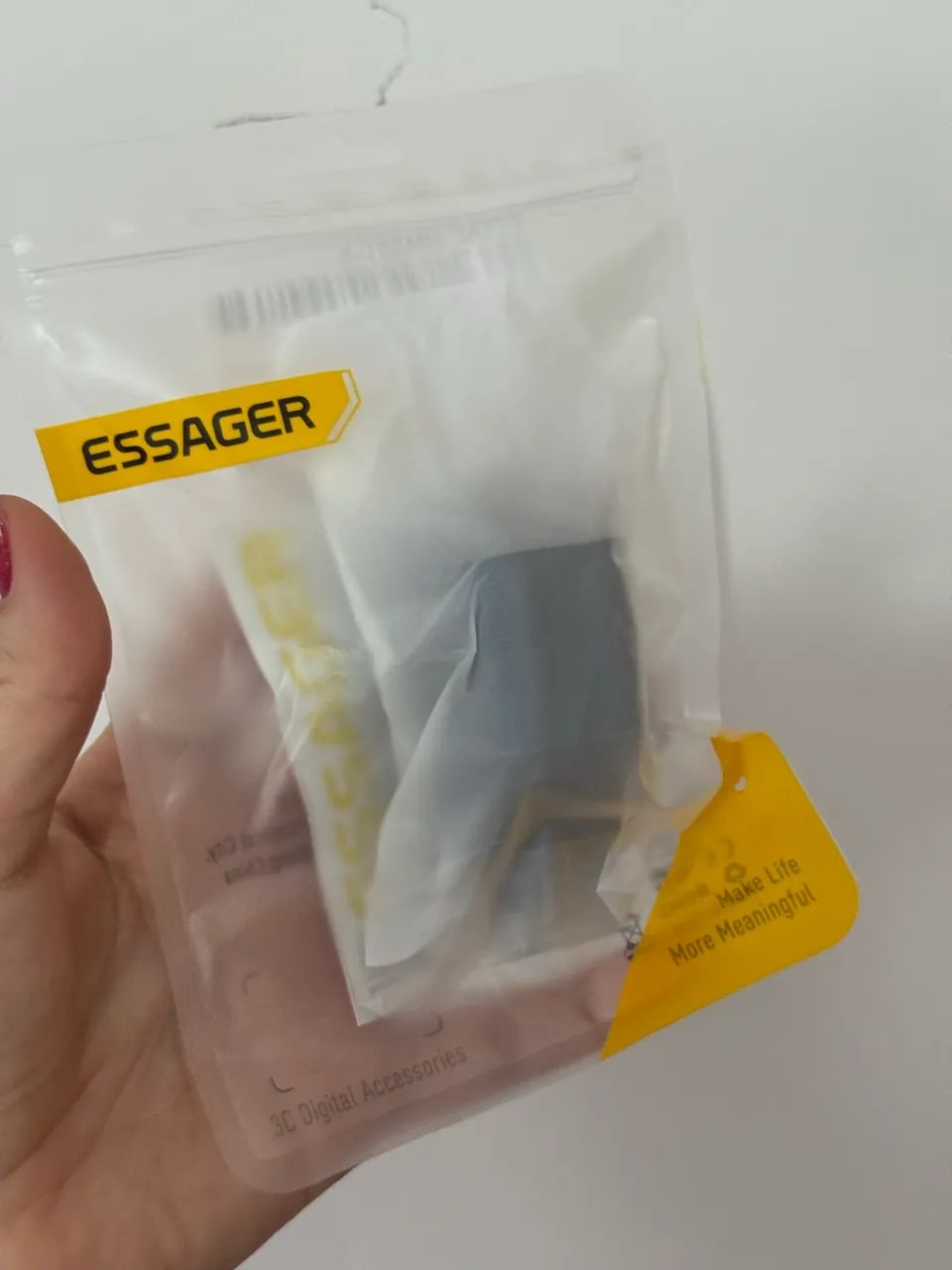 Carregador TURBO ESSAGER 20 WATTS com 2 USB: USB C e USB A  - Foto 2
