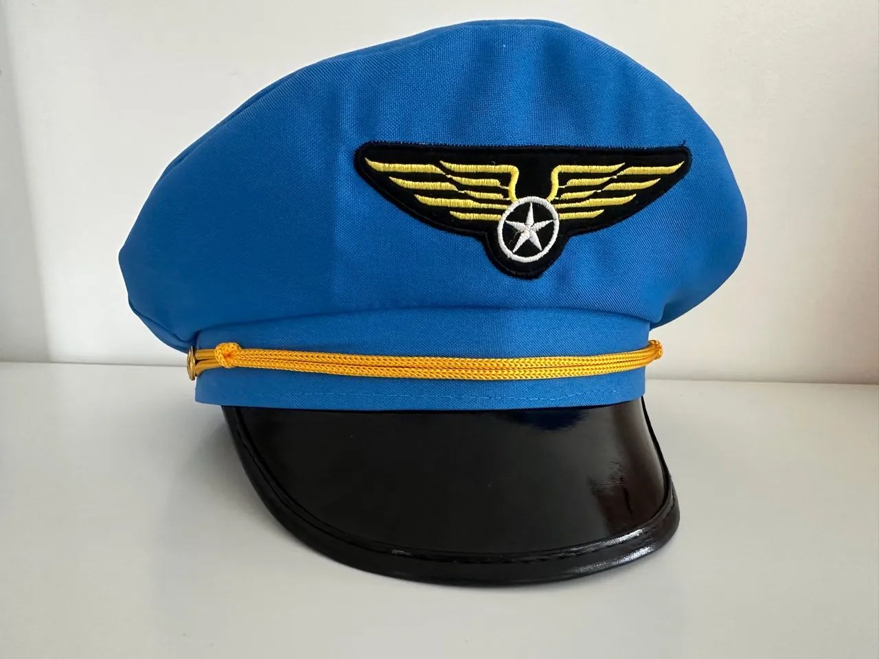 Carnaval Boné de piloto azul com estrela - Novo - Foto 2