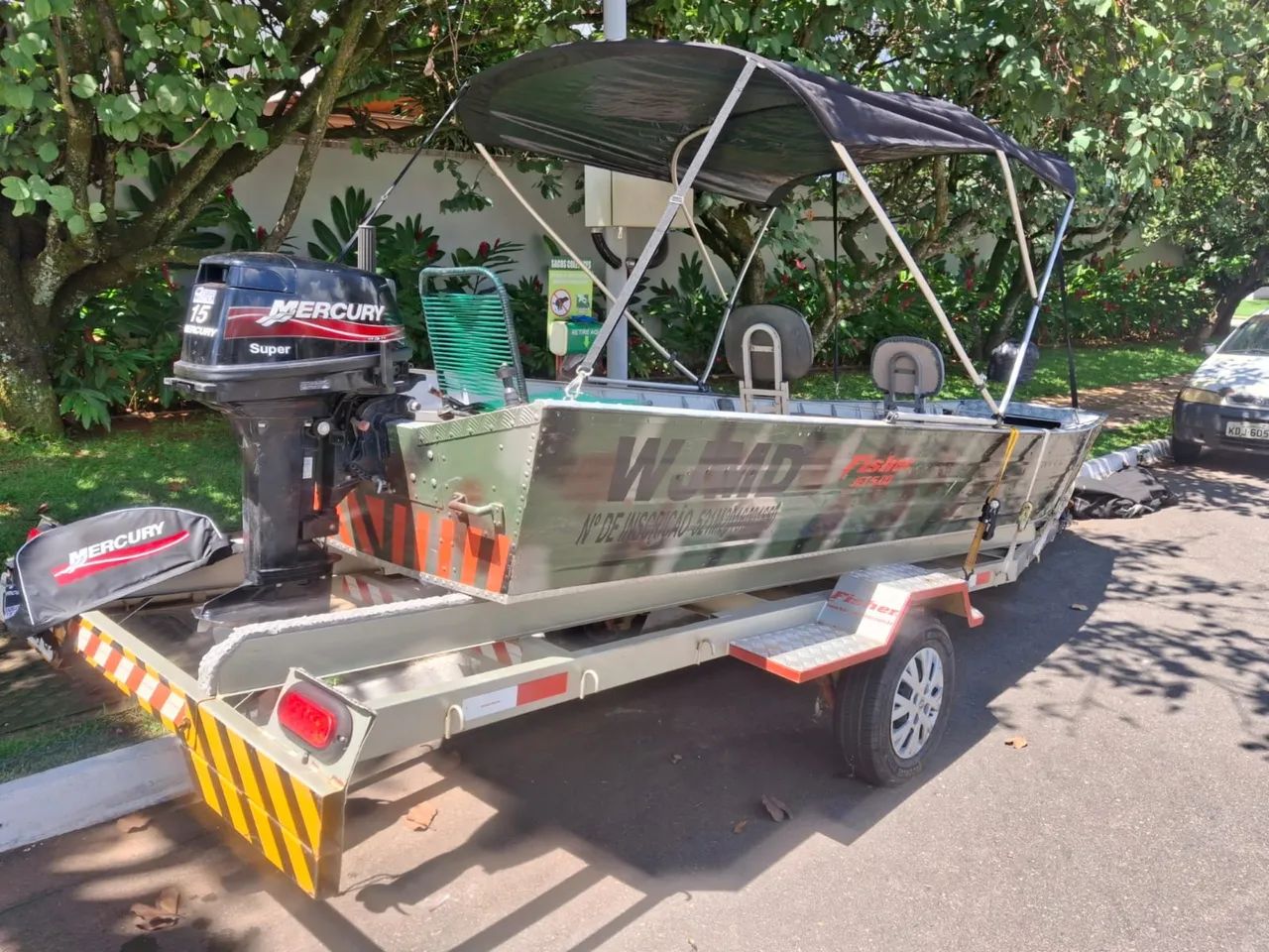 Kit completo: barco, motor e berço Fisher  - Foto 4