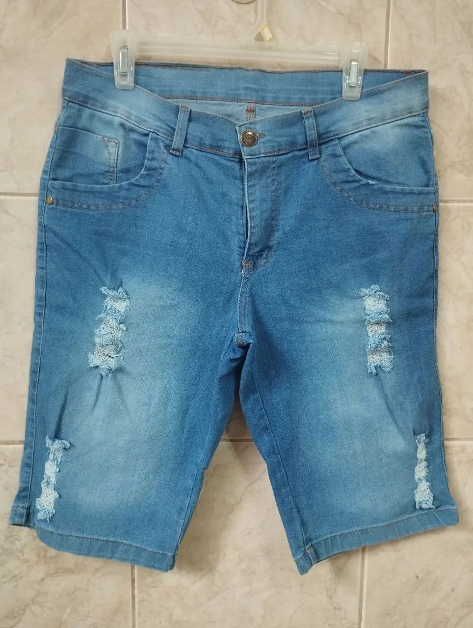 Bermuda Jeans Masculina Nova n.44