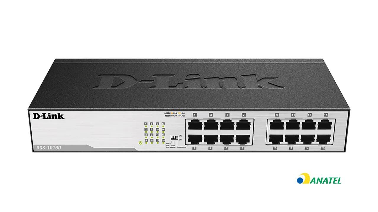 D-Link DGS-1016C Unmanaged Gigabit Ethernet Switch64330135740033122