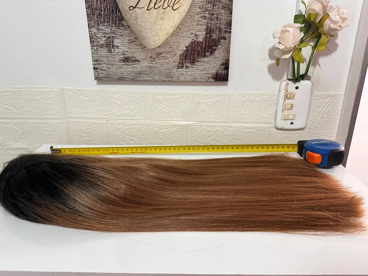 Wig Fibra Premium + Brinde Hair grip - Foto 4