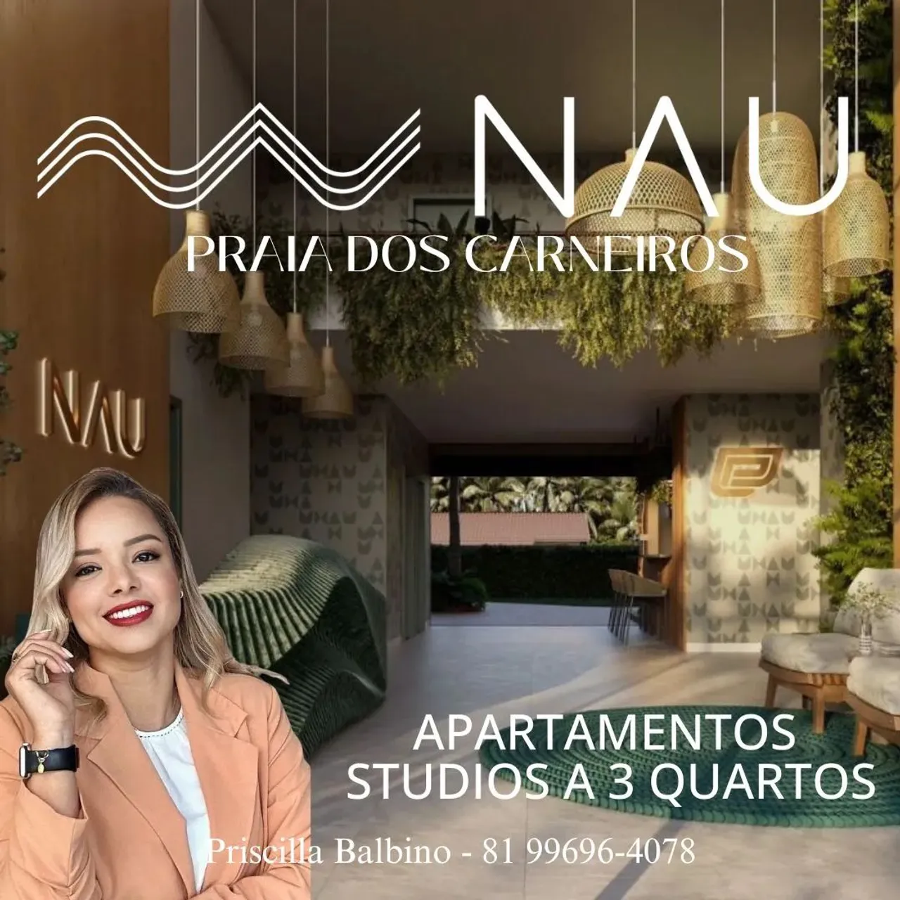 FLATS NA PRAIA DOS CARNEIROS | APARTAMENTOS STUDIOS, 1, 2, 3 QUARTOS | NAU HOME RESORT