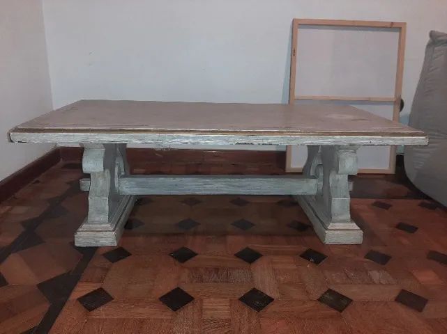 Móvel - Mesa de Centro - Antiga em madeira maciça no estado. - Foto 2