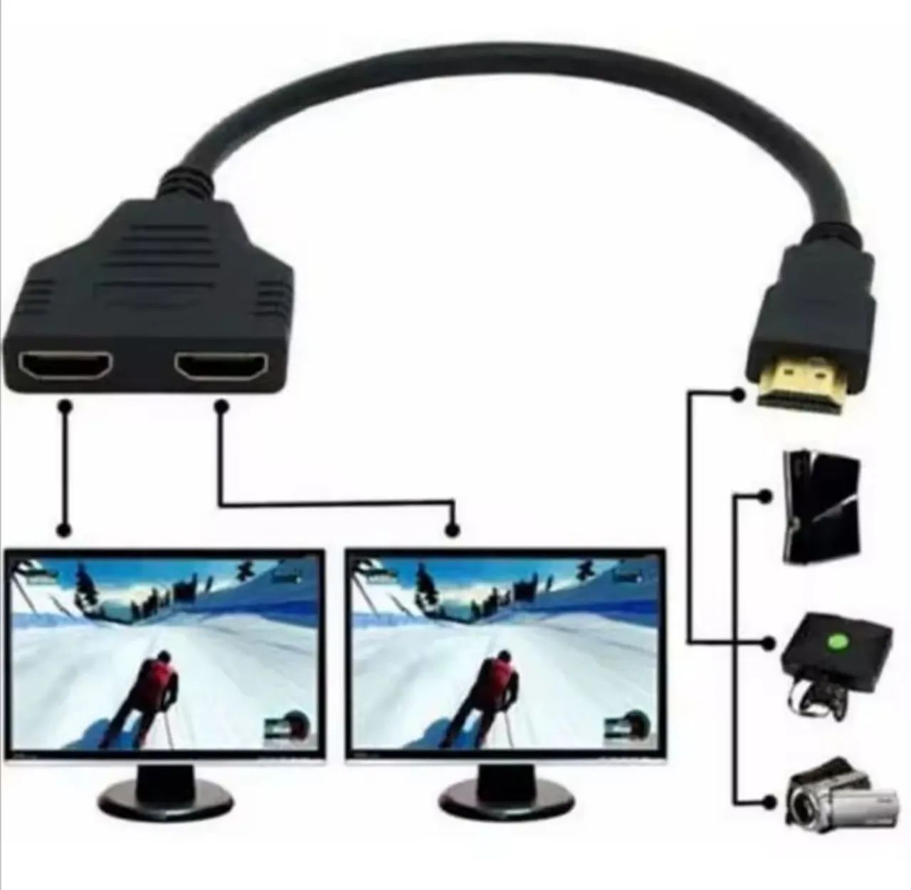 HUB HDMI para duplicar tela - Foto 4