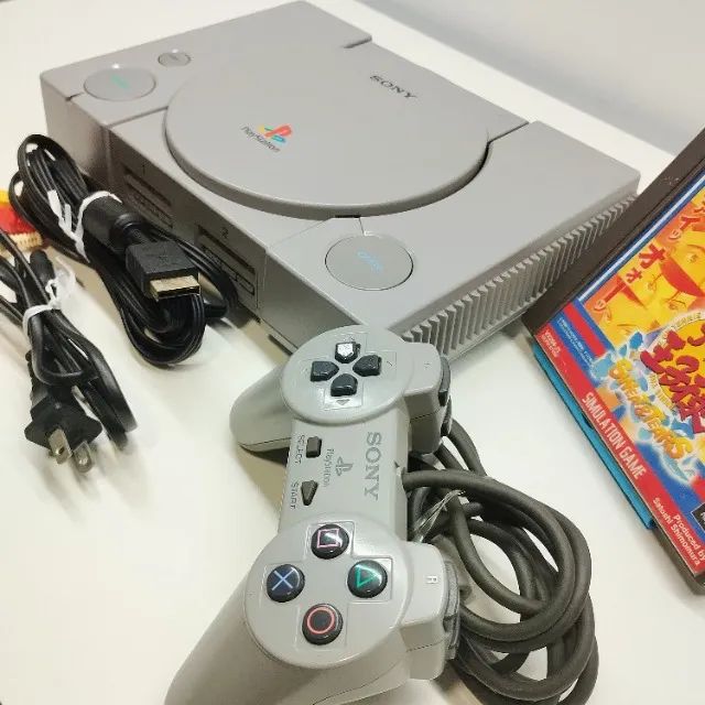 Video Game Sony Playstation 1 Fat Modelo SCPH 5500 Japonês Bloqueado - Foto 2
