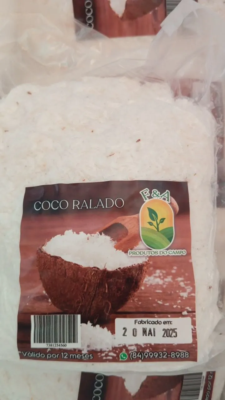 Coco ralado...congelado 