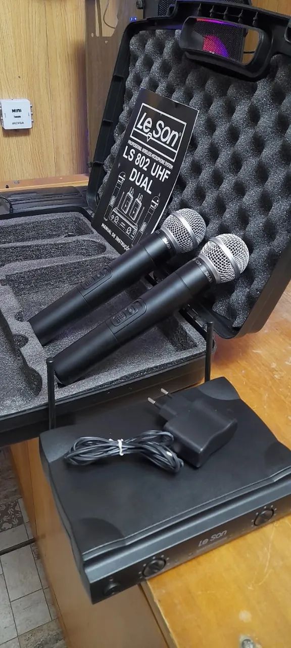 Microfone sem fio Leson - Troco