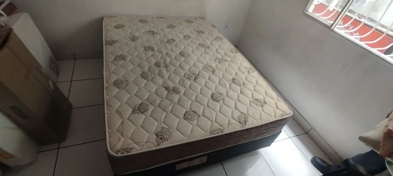 Cama Box de casal com colchão - Foto 2