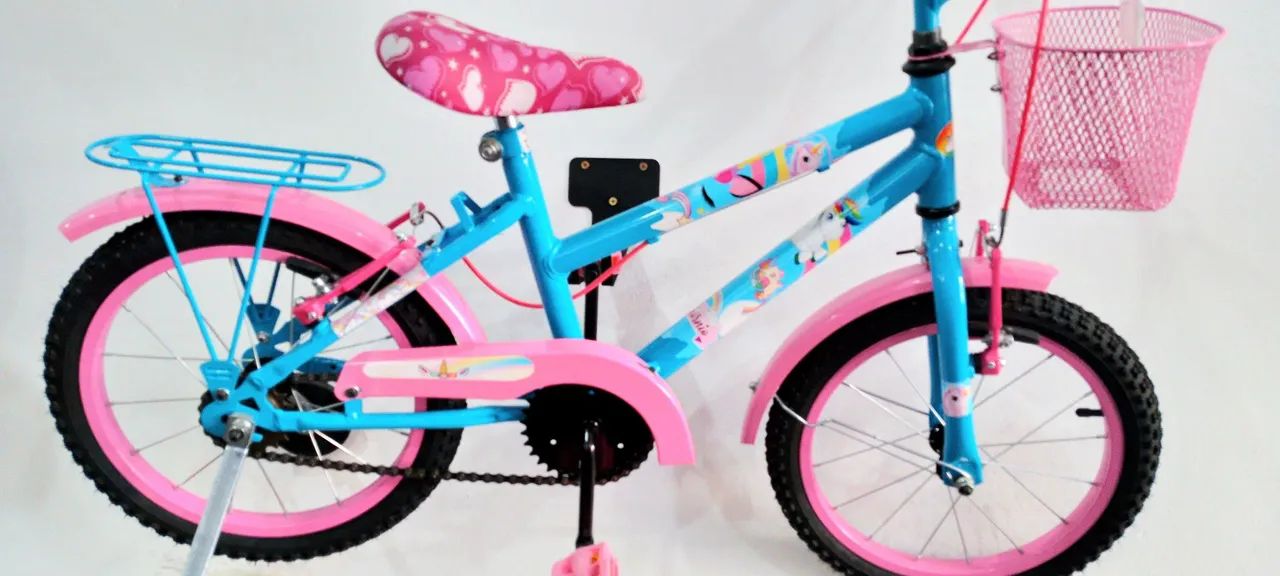 Bicicleta Infantil 16'' - Unicornio - Foto 2