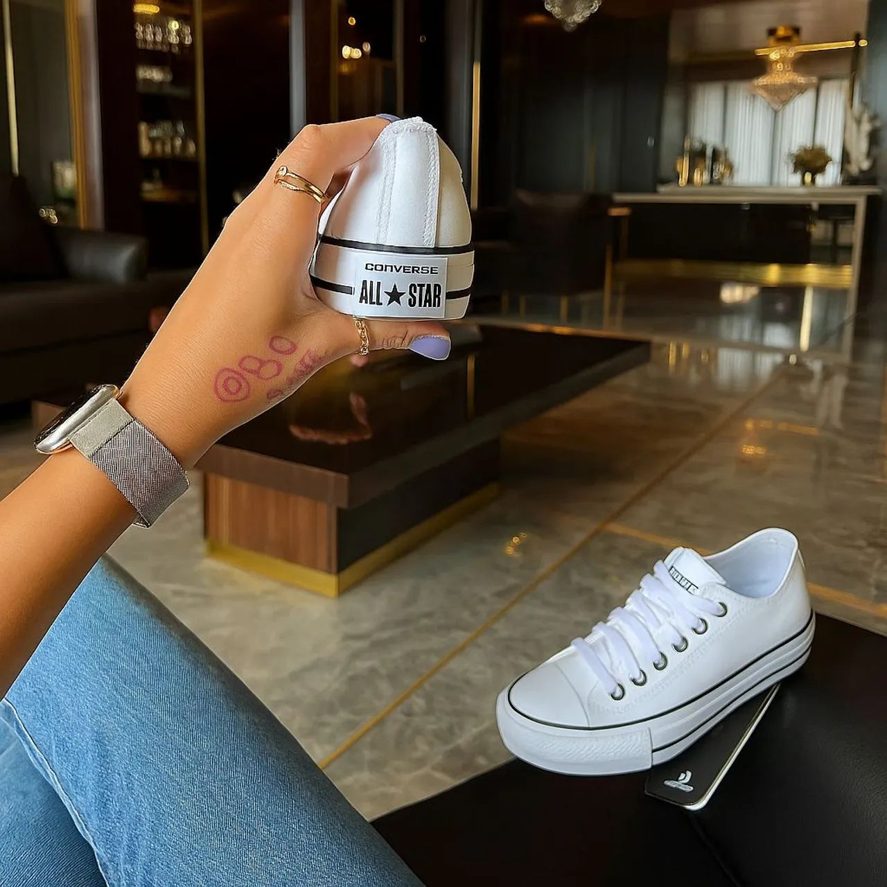 Calçados Exclusive All Star Branco Olx Converse Sapatenis Tenis