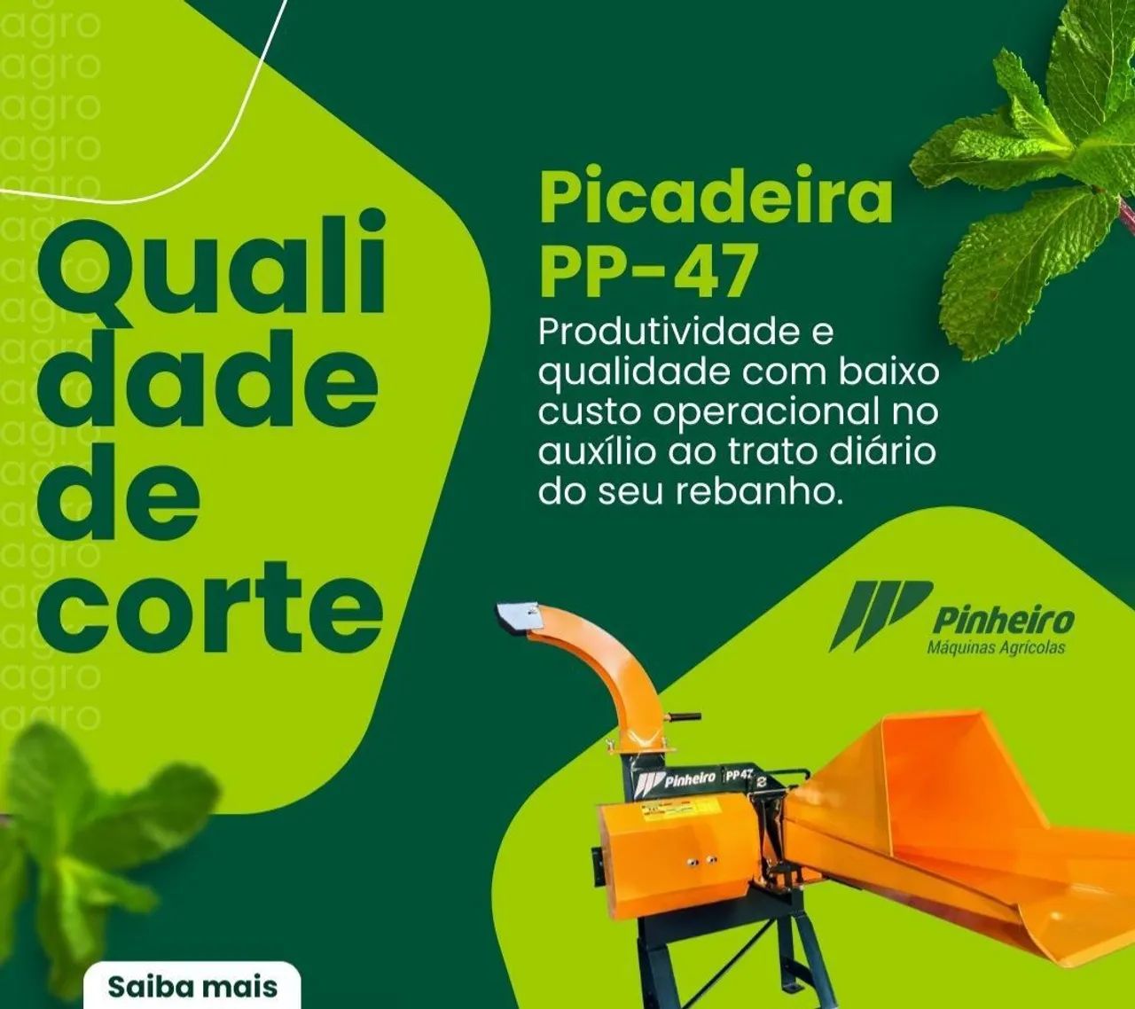 Ensiladeira picadeira pp 47 sem motor - Foto 2