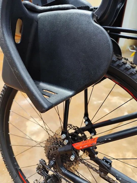 Vendo Cadeirinha Infantil para bicicleta - suporte para Aro 29 MTB - Foto 4