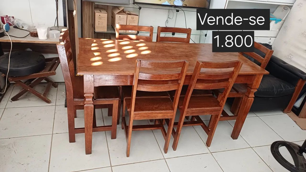 Dining table with six chairs64317063136771121