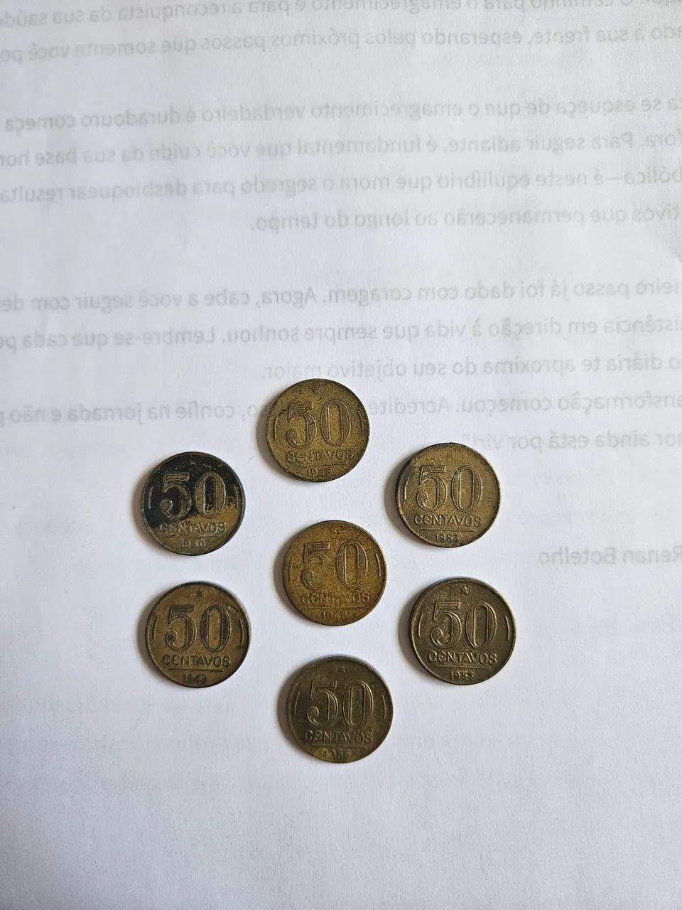 7 moedas antigas Presidente Dutra - Foto 3