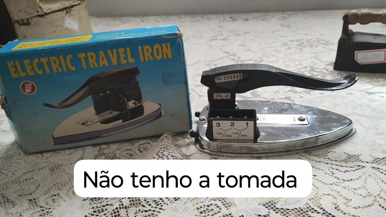 Ferro de Passar Elétrico de Viagem  - Foto 2