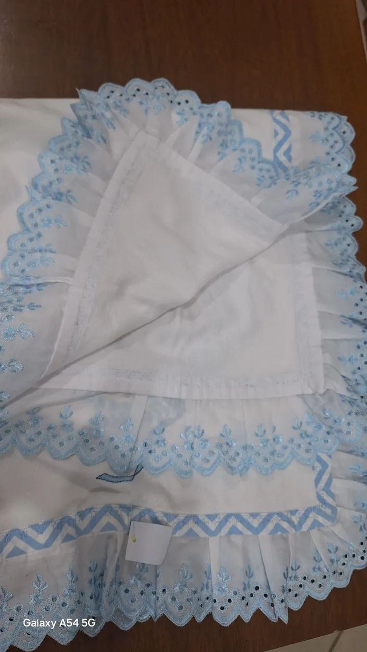 Manta bordada  flanela  para bebê  - Foto 2