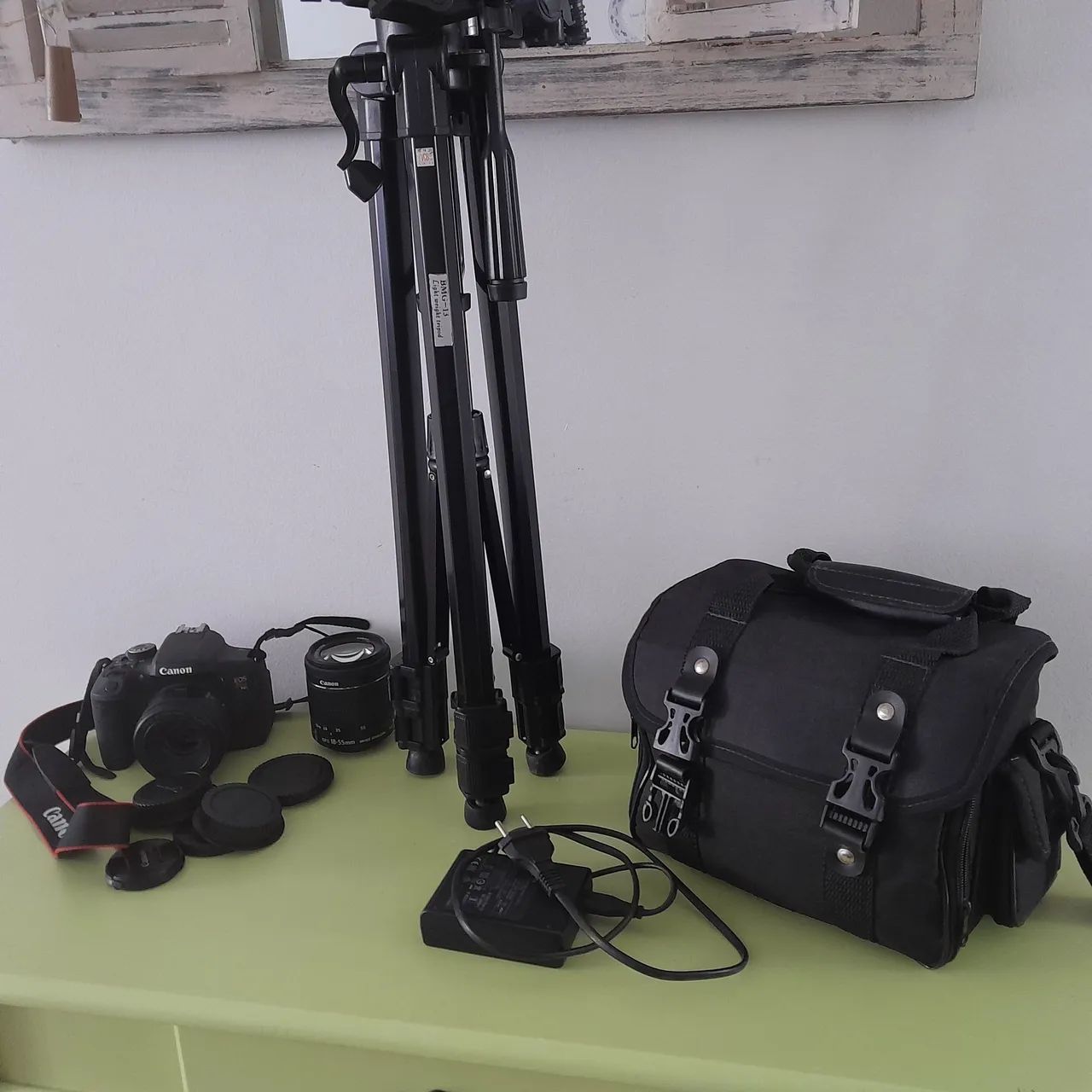 Câmera Canon EOS Rebel T6i com lentes e acessórios Lente 50mm - Foto 3