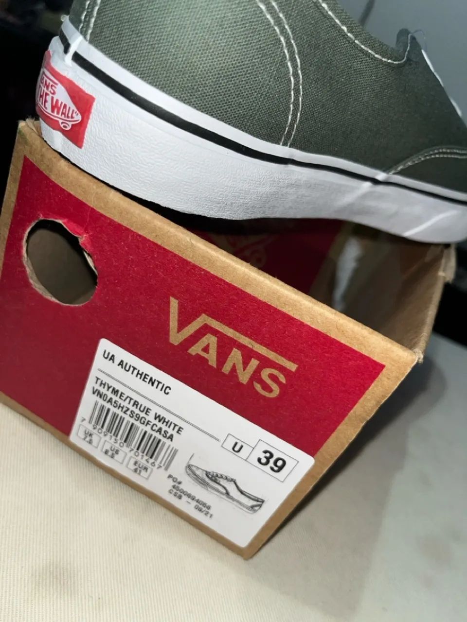 Tênis Vans Authentic Comfycush Mountain View - Verde - Foto 3