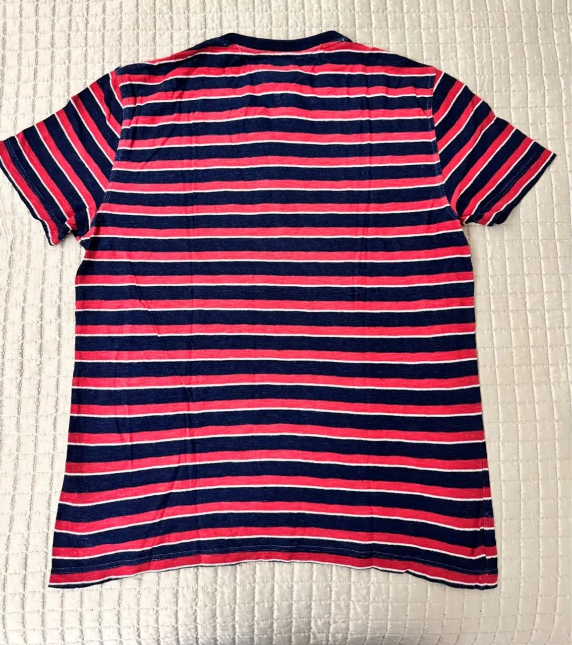Camiseta Tommy Hilfiger Listrada - Tam. M - Foto 2