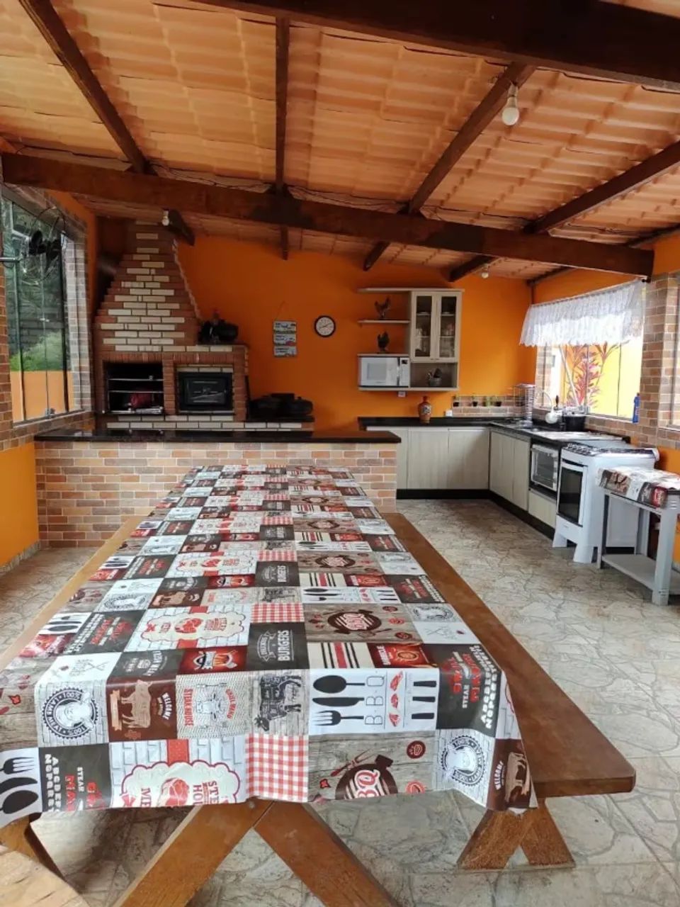 Chácara com Piscina Churrasqueira, Forno, Fogão a Lenha, Sinuca, Pebolim, Karaokê, Quadra - Foto 8