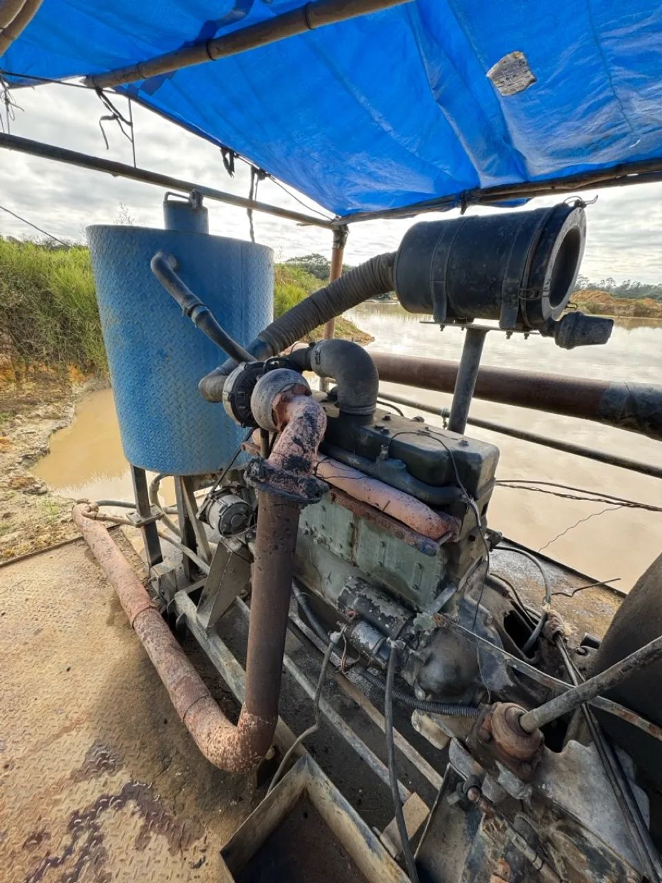 DRAGA PARA EXTRAÇÃO DE AREIA DE 6 POLEGADAS - Foto 6