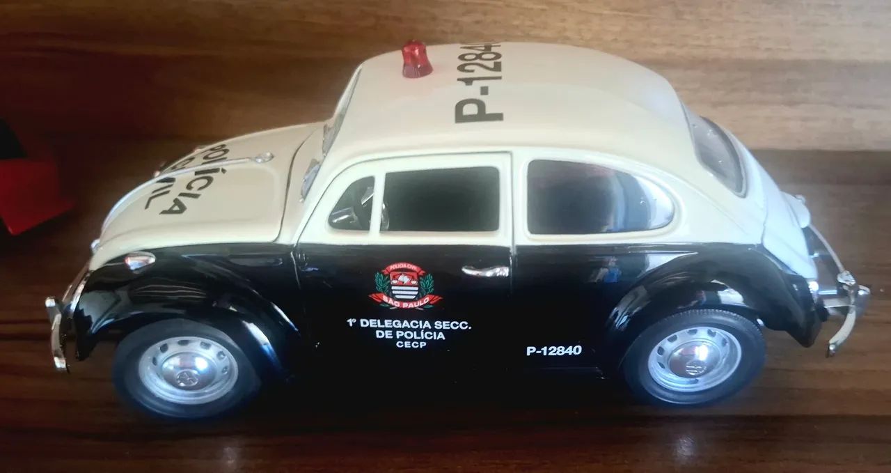 Fusca Polícia Civil GreenLight  - Foto 3