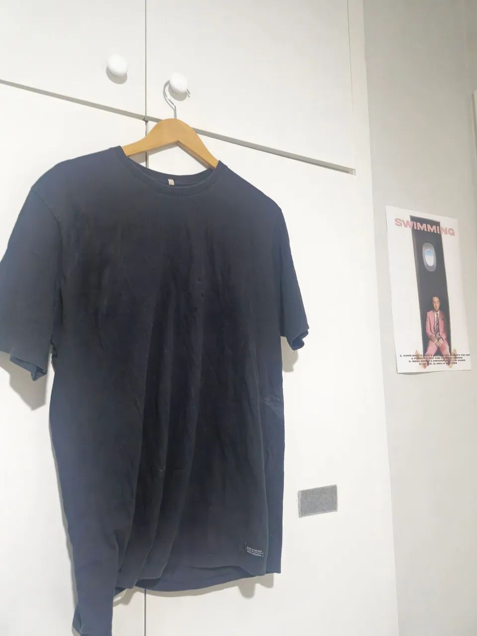 camiseta relaxed fit preta