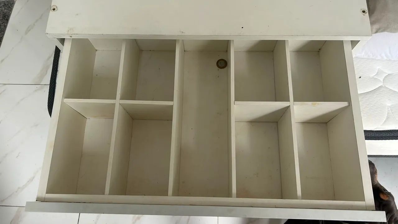 Penteadeira Suspensa com Divisórias - MDF - Foto 2