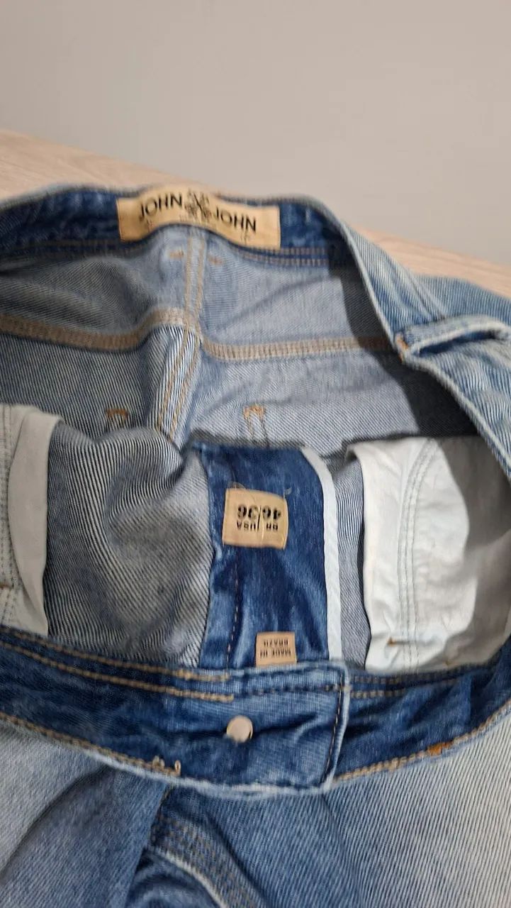 Bermuda Jeans John John tamanho 46 - Foto 2
