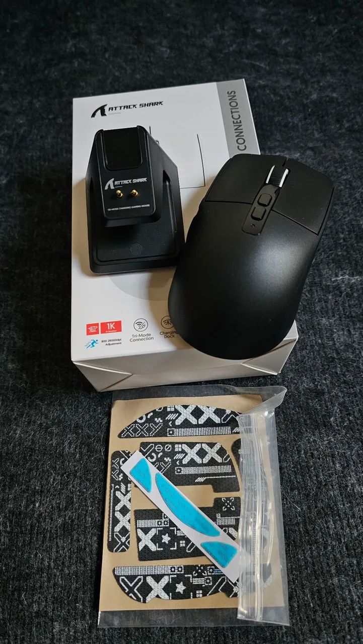 Mouse x6 preto Attack Shark  - Foto 2