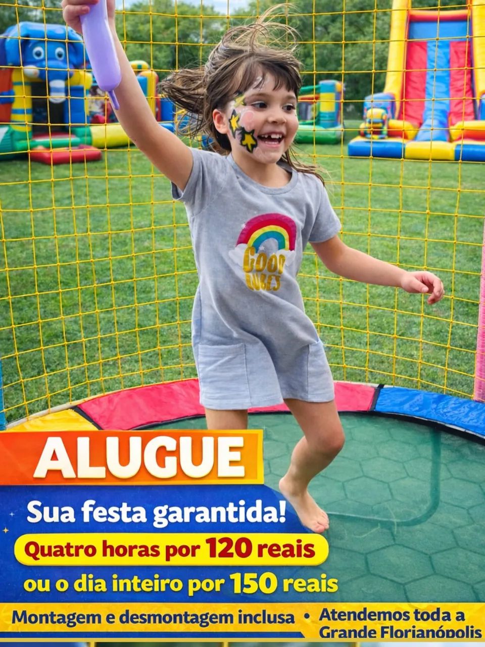 Aluguel de Pula Pula e Piscina de Bolinhas em Florianópolis - Foto 2