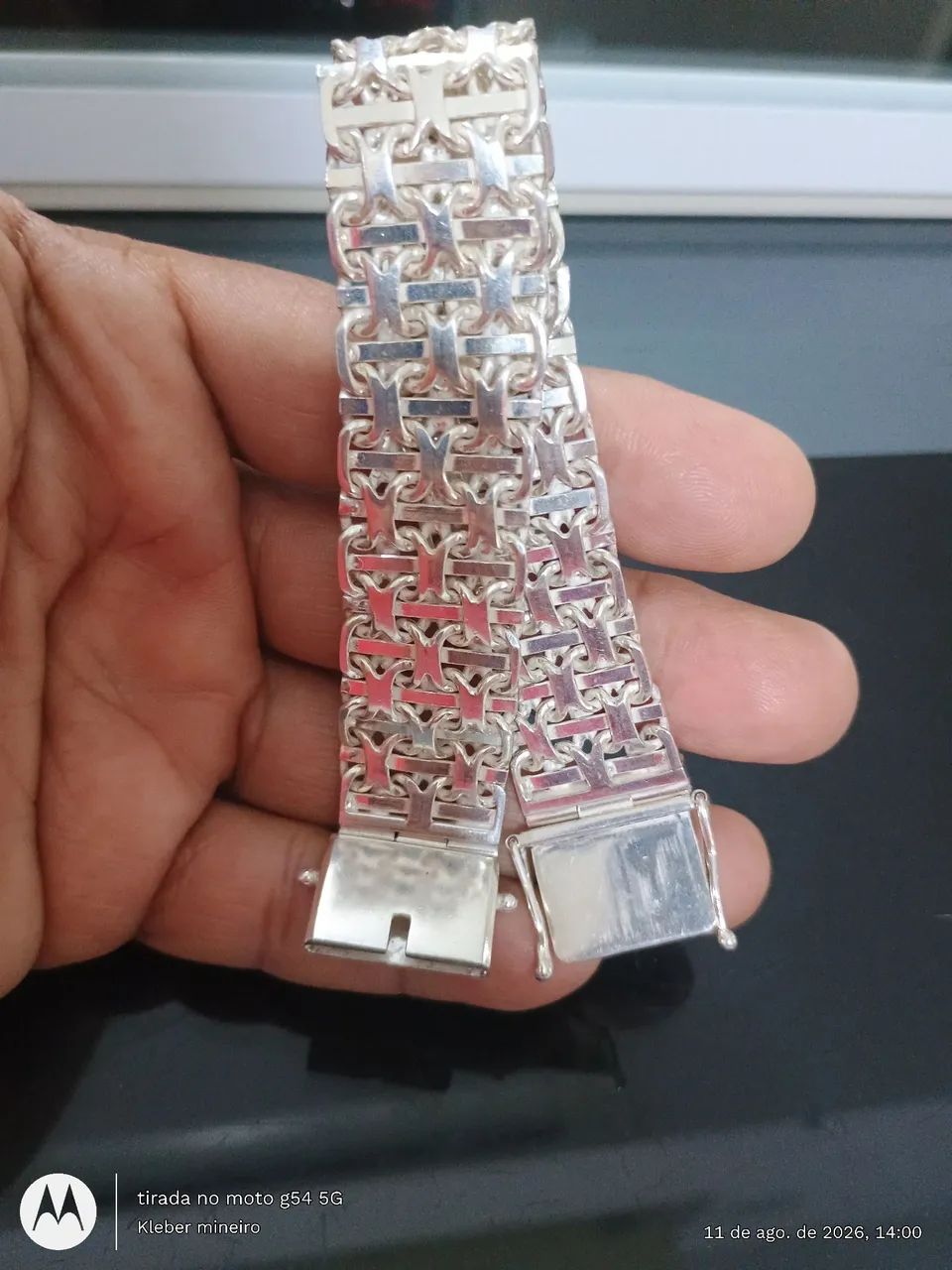 Pulseira de prata 925 - Foto 4