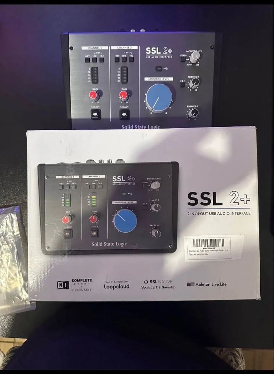 Interface De Áudio SSL2+ Nova - Foto 2