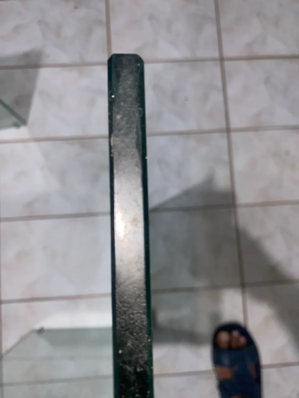 Par de Base de vidro em L para mesa - Foto 5