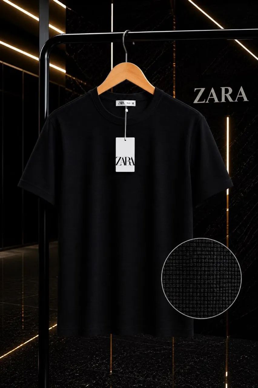 CAMISA ZARA BASIC TEXTURIZADA - Foto 2