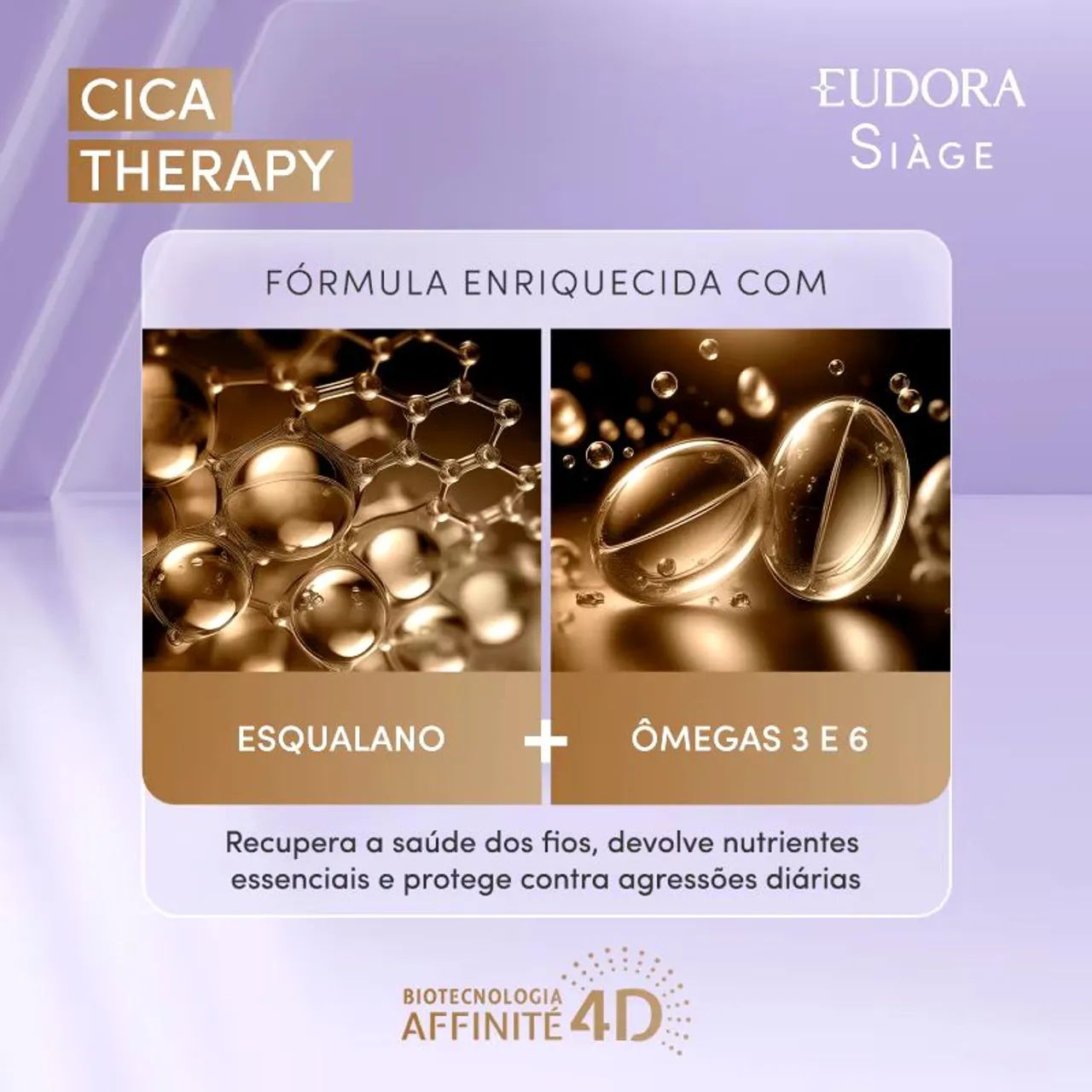 Shampoo + Condicionador CICA THERAPY SIÀGE - Eudora - Foto 4