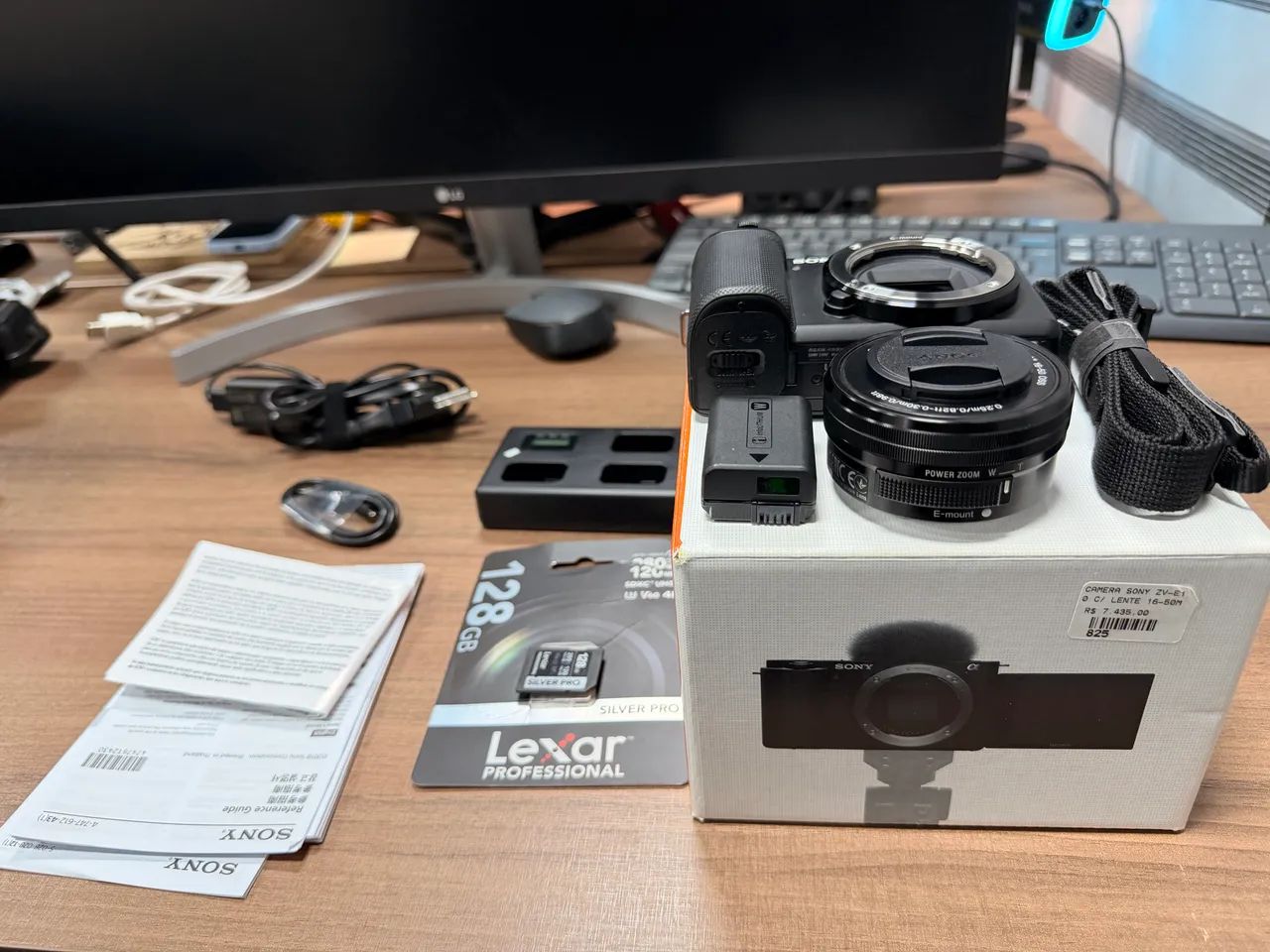SONY ZVE10 - Usada 1 vez por 2h - Foto 2