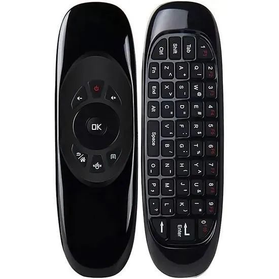 Mini controle teclado Air mouse wireless 2.4 Ghz - Foto 4